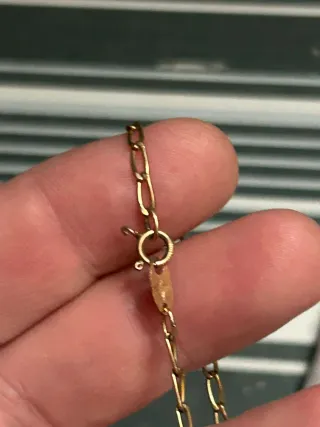 Pulsera vintage mujer baño oro 14k