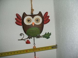 Campanellino gufo decorativo