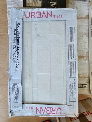 Revestimiento Ladrillo Blanco 33x55 Urban Tiles