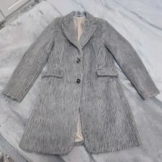 Cappotto donna doppio petto chiusura con 2 bottoni