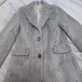 Cappotto donna doppio petto chiusura con 2 bottoni