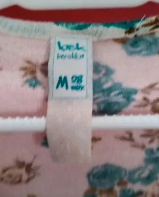 Cárdigan Bershka flores talla M