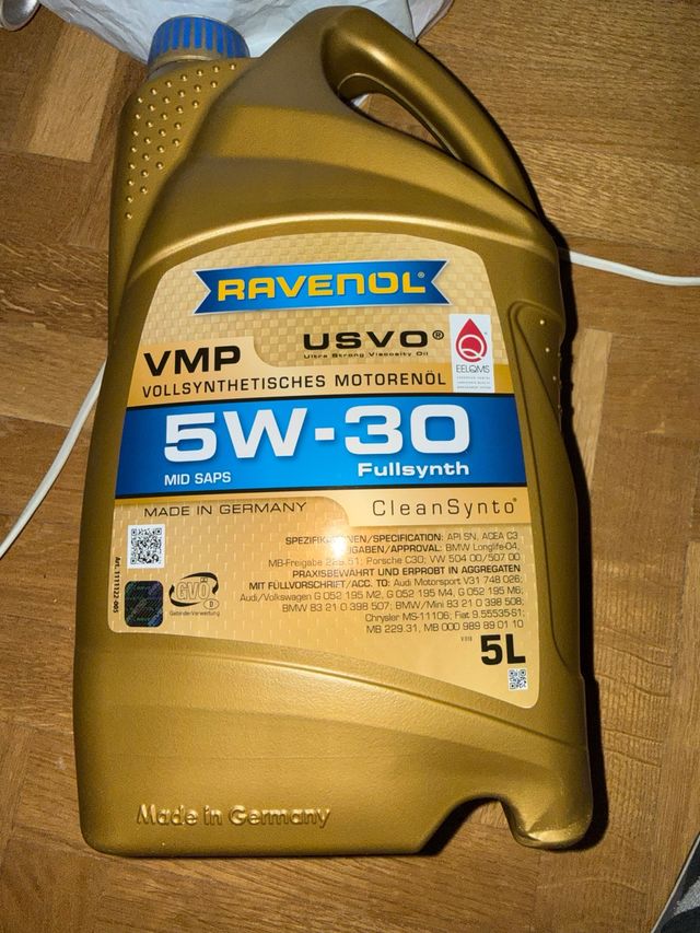 Aceite Motor Ravenol VMP USVO 5W-30 FullSynth