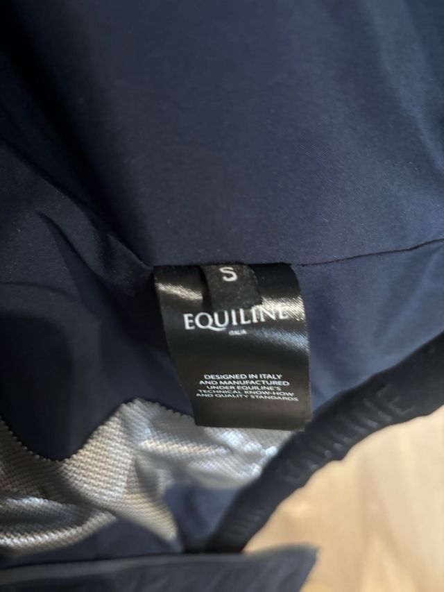 Abrigo Plumas Equiline Azul Marino