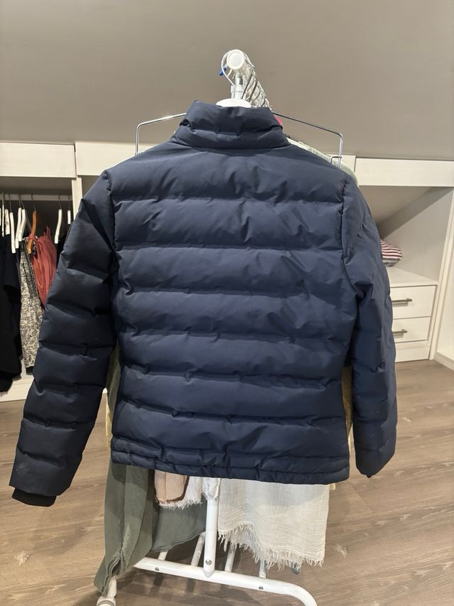 Abrigo Plumas Equiline Azul Marino