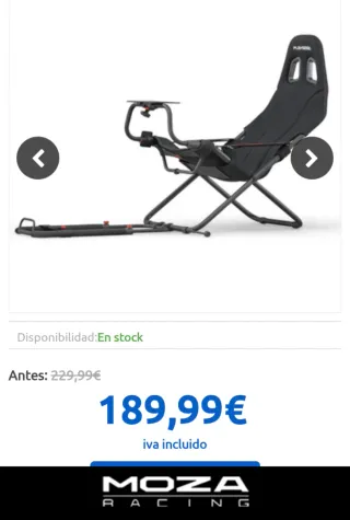 Playseat Challenge Sedia da Gaming