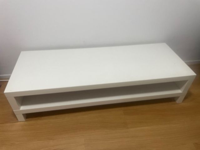 Mueble TV blanco madera