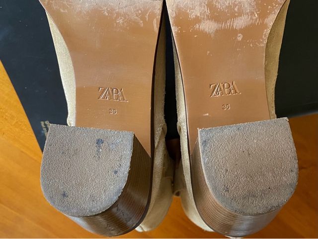 Botines de ante para mujer