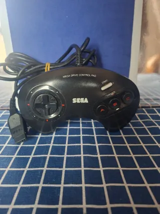 MEGADRIVE ORIGINAL MANDO DETALLES ROJO