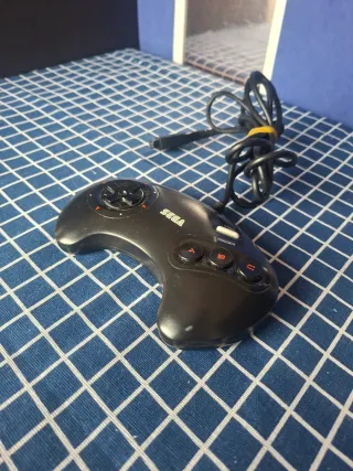 MEGADRIVE ORIGINAL MANDO DETALLES ROJO