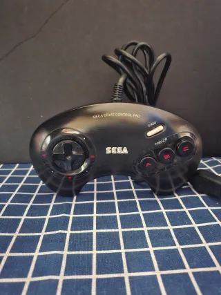 MEGADRIVE ORIGINAL MANDO DETALLES ROJO