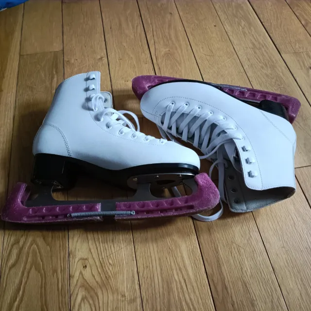 Patines de hielo blancos talla 39 para ocio