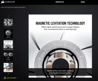 Corsair ML140 Ventilador Magnético Levitation