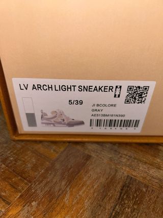 Louis Vuitton Lv Skate Grigio Bianco