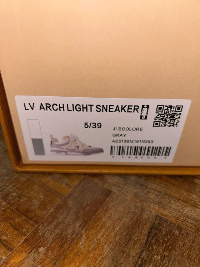 Louis Vuitton Lv Skate Grigio Bianco