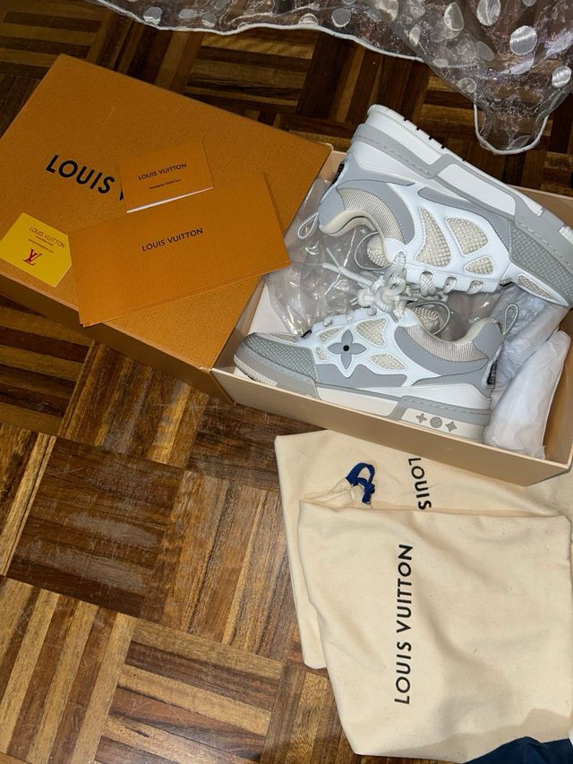 Louis Vuitton Lv Skate Grigio Bianco