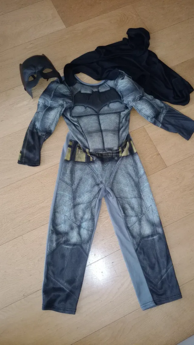 Disfraz Batman T4/6 + Capa + Máscara