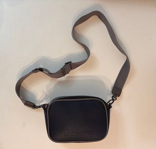 Bolso piel Abbacino azul y gris