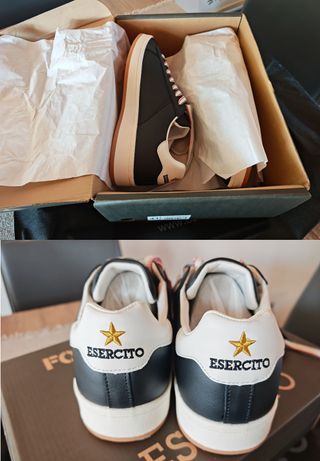 Scarpe Esercito Uomo Nere e Bianche