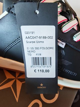 Scarpe Esercito Uomo Nere e Bianche