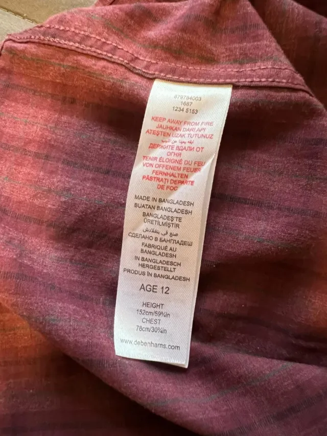 Camisa J. Jeans a cuadros, 12 años