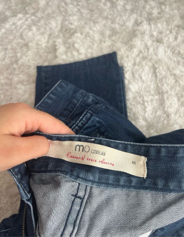 Calças de ganga azuis