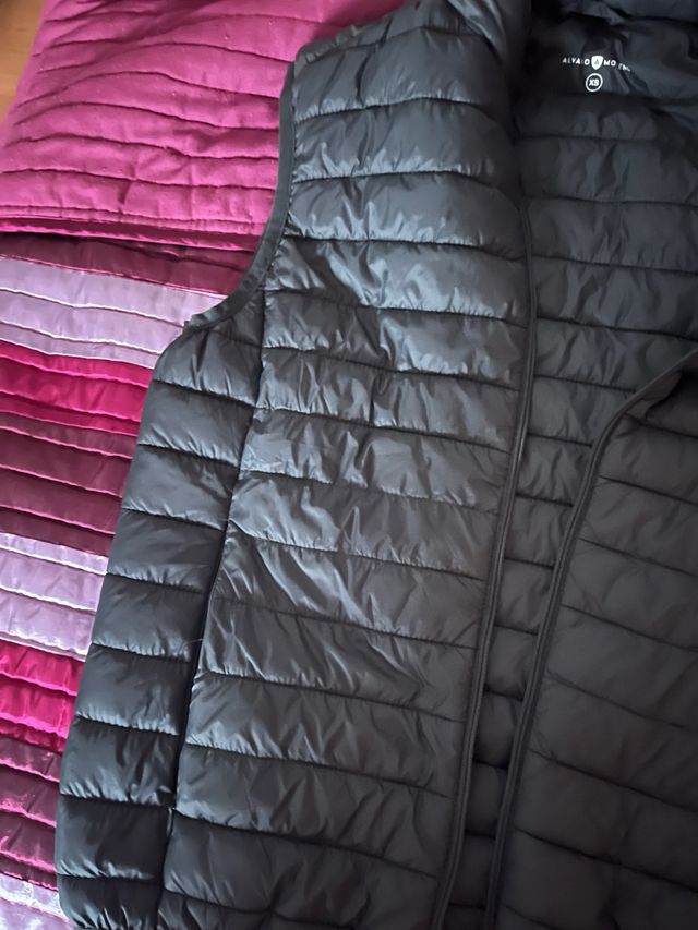 Chaleco acolchado verde cazeria talla XS