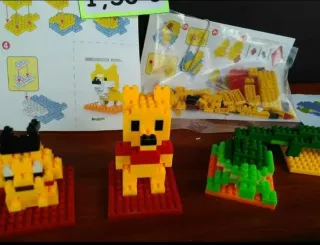 Muñecos para montar 1€ unidad