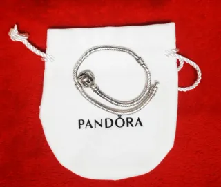 Pulsera Pandora 20 cm Plata