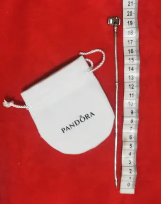 Pulsera Pandora 20 cm Plata