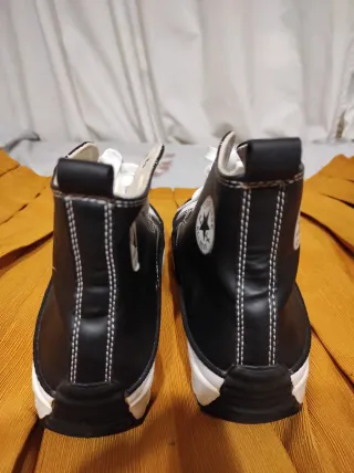 Zapatillas Tipo Converse plataforma alta T 39