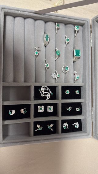 Joyas con esmeraldas naturales