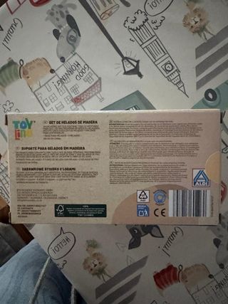 Juego de helados de madera Toy Lino Aldi