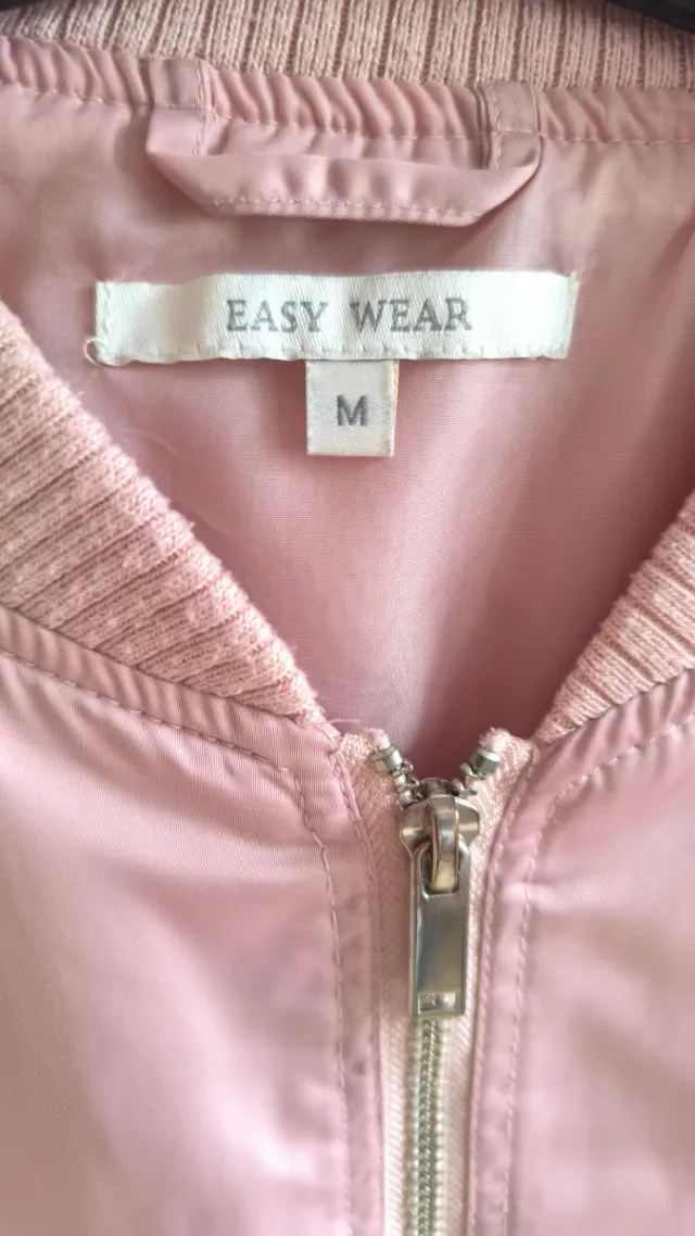 Chaqueta bomber rosa Easy Wear talla M