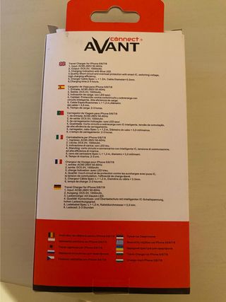 Caricatore da viaggio Avant AV1086 per iPhone 5/6/7/8