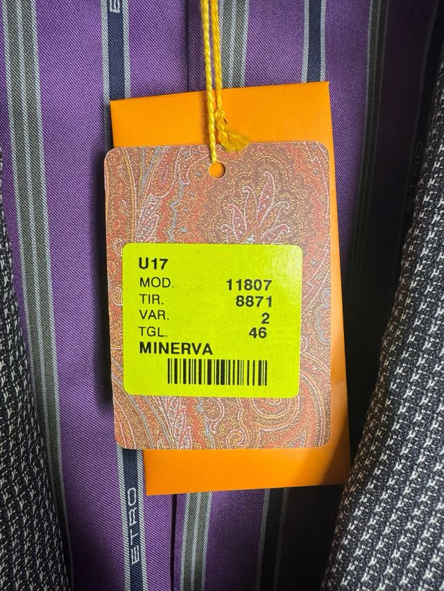 Giacca Americana Etro Milano Taglia 46 Grigia