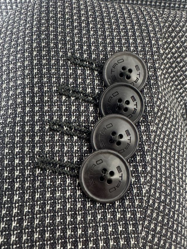 Giacca Americana Etro Milano Taglia 46 Grigia