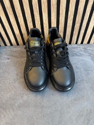 Botas LEXSAN Hombre Negro y Dorado