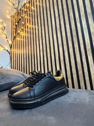 Botas LEXSAN Hombre Negro y Dorado