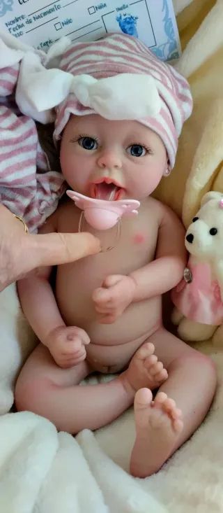 Bebé Reborn Silicona 39 cm