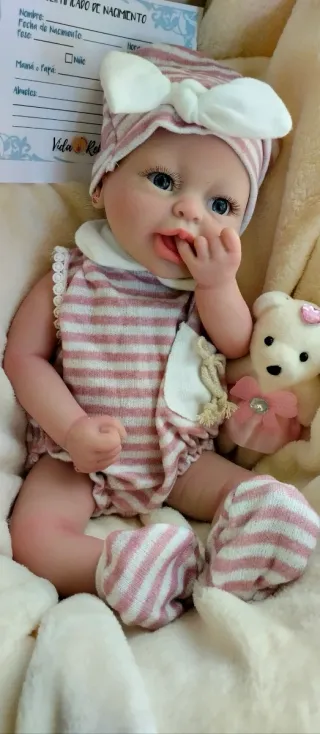 Bebé Reborn Silicona 39 cm