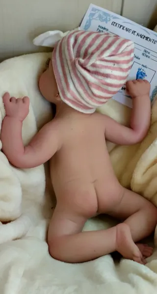 Bebé Reborn Silicona 39 cm