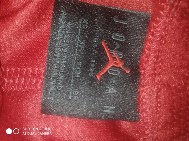 Pantalón corto Jordan Rojo y Negro