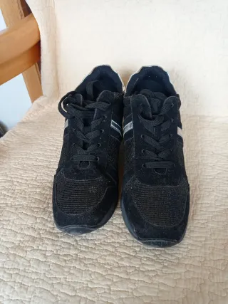 Zapatillas negras mujer talla 39