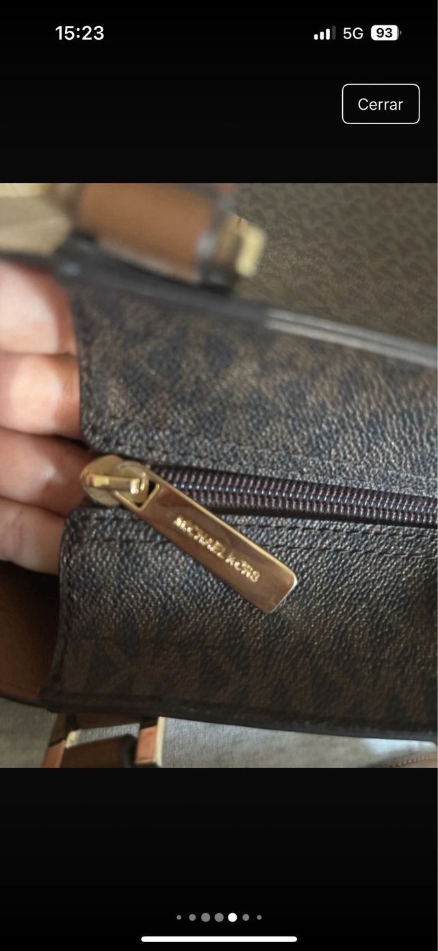 Bolso Michael Kors Marrón y Blanco