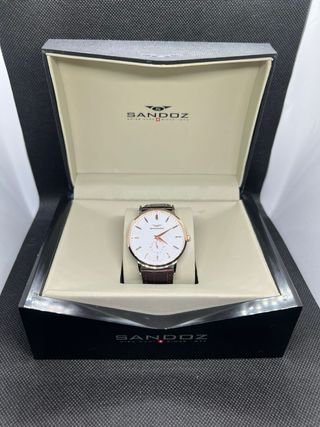 Reloj Sandoz Dorado y Marrón