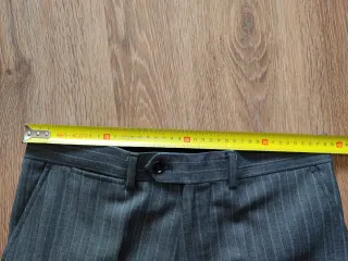 Traje de raya diplomática gris