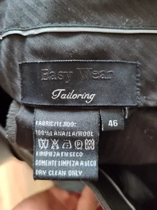 Traje de raya diplomática gris