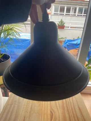Lámpara Techo Industrial Zara Home Negra