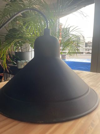 Lámpara Techo Industrial Zara Home Negra